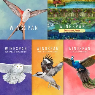 Wingspan European Oceania Asia Decorative Packs