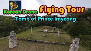 Korean Drone Flying Tour Tomb of Prince Imyeong
