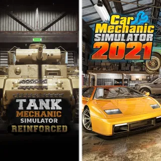 Tank Mechanic Simulator & Car Mechanic Simulator 2021