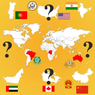 Country Flags Maps COA Quiz