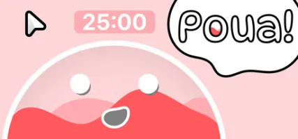 Poua! Your Pomodoro Buddy & Minimal Desktop Timer