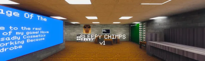 Sleepy chimps v1!