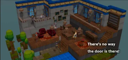 There's no way the door is there!