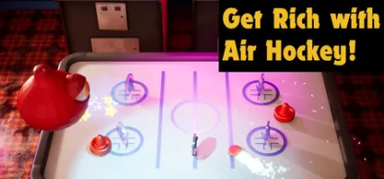 Get Rich with Air Hockey! Earn more coins with each hit.