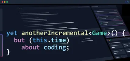 Yet Another Incremental Game but this time about coding