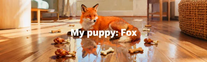My puppy: Fox