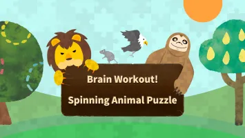 Brain Workout! Spinning Animal Puzzle