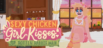 Sexy Chicken Girl Kisses Rotten Rabbit Man