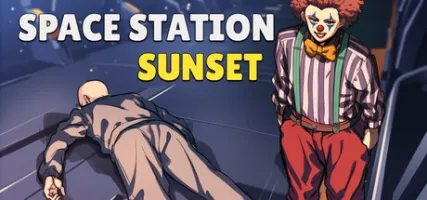 Space Station Sunset