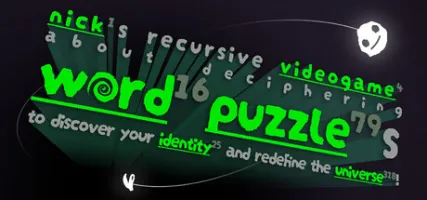 nick s recursive videogame about deciphering word puzzle s to discover your identity and redefine the universe !
