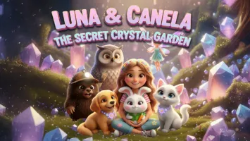 Luna & Canela: The Secret Crystal Garden