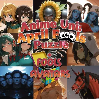 Anime Uni: April Fools Puzzle Fools Avatars