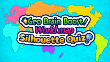 Geo Brain Boost! World Map Silhouette Quiz