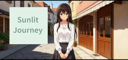 Sunlit Journey: The Town