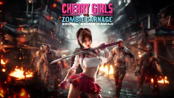 Cherry Girls vs Zombie Carnage: Brutal Anime Kawaii